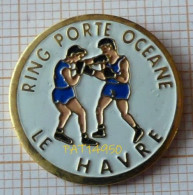 PAT14950 BOXE RING PORTE OCEANE LE HAVRE Dpt 76 SEINE MARITIME - Boksen