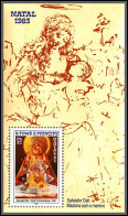 86365 Sao Tome E Principe Natal 1983 Bloc Mi N°135 A Salvador Dali Madona ** MNH Cote 11 Euros Christmas Noel - Sao Tomé Y Príncipe