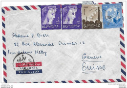 127 - 9 - Enveloppe Envoyée D'Egypte En Suisse - Covers & Documents