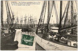 22 - B25879CPA - PAIMPOL - Les Goelettes Sommeillant Dans Le Port - Très Bon état - COTES-D'ARMOR - Paimpol