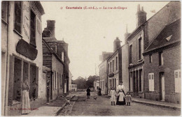 28 - B24338CPA - COURTALAIN - La Rue De Cloyes - Parfait état - EURE-ET-LOIR - Courtalain