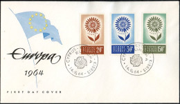 Chypre - Cyprus - Zypern FDC7 1964 Y&T N°232 à 234 - Michel N°240 à 242 - EUROPA - Covers & Documents