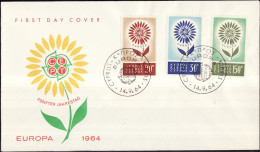 Chypre - Cyprus - Zypern FDC9 1964 Y&T N°232 à 234 - Michel N°240 à 242 - EUROPA - Briefe U. Dokumente