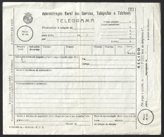 Printed Telegram From 1946 Mod. 68 General Administration Of Posts, Telegraphs And Telephones. Impresso De Telegrama De - Cartas & Documentos