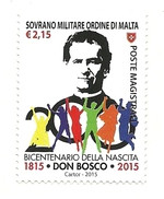 2015 - Sovrano Militare Ordine Di Malta 1260 San Giovanni Bosco   +++++++ - Christianisme