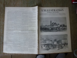 L'Illustration Novembre 1880 Ville D'Agram Travaux D'Amélioration Du Cours De La Seine Poissy Notre Dame De La Garenne - 1850 - 1899