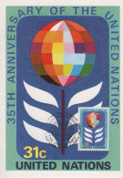 UNITED NATIONS. MAXICARD FIRST DAY. 35th ANNIV. UNITED NATIONS. 1980 - Otros & Sin Clasificación