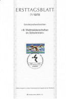 Fiche 1e Jour 15 X 21 Cm ALLEMAGNE BERLIN N° 533 Y & T - 1e Jour – FDC (feuillets)