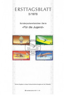 Fiche 1e Jour 15 X 21 Cm ALLEMAGNE BERLIN N° 524 A 527 Y & T - 1e Jour – FDC (feuillets)