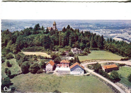 Cp A Saisir 71 Montagne De Dun Vue Aerienne Le Relais Et La Chapelle Annees 1960 - Autres & Non Classés