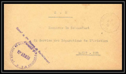 42083/ Lettre Cover Aviation Militaire 1ère Reserve De Ravitaillement N°2 1915 Secteur 23 Generale Guerre 1914/1918 War  - Poste Aérienne Militaire