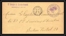 42071/ Lettre Cover Aviation Militaire Escadrille N° VB 109 3 ème Groupe De Bombardement 1915 Guerre 1914/1918 War  - Militärische Luftpost