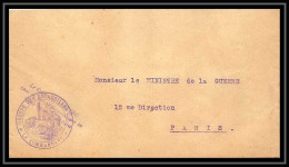 42062/ Lettre Cover Aviation Militaire Escadrille CRP Commandant Leclerc Pour Paris Guerre 1914/1918 War  - Militaire Luchtpost