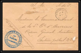 42033/ Lettre Cover Aviation Militaire Escadrille N°28 Secteur 12 Pour Le 23 1915 Guerre 1914/1918 War  - Militaire Luchtpost