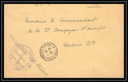 42024/ Lettre Cover Aviation Militaire Escadrille VB N°5 Secteur 136 Pour Secteur 23 1915 Guerre 1914/1918 War  - Poste Aérienne Militaire