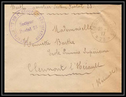 42013/ Lettre Cover Aviation Militaire 1er Groupe 1917 Secteur Postal 23 Pour Clermont-l'Hérault Guerre 1914/1918 War - Posta Aerea Militare