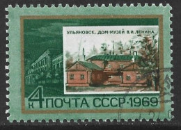 Russia 1969. Scott #3591 (U) Lenin House, Ulyanovsk - Usados