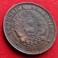 Argentina 2 Centavos 1891  W ºº - Argentine