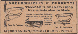 Supersouples E. Cerretti - 1929 Vintage Advertising - Pubblicità Epoca - Advertising