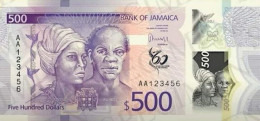 Jamaica 500 Dollars, 2022 P98 - Jamaica