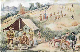 Militaria - Fusillier-Mitrailleur - Infanterie - Américains à L'instruction - Illustration - Colorisée - CPA - Voir Scan - Autres & Non Classés