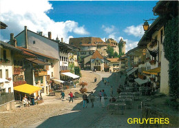 Suisse - FR Fribourg - Gruyères - La Rue Principale - CPM - Etat Pli Visible - Voir Scans Recto-Verso - Sonstige & Ohne Zuordnung