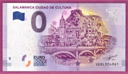 0-Euro VEDL 01 2019 SALAMANCA CIUDAD DE CULTURA - Private Proofs / Unofficial