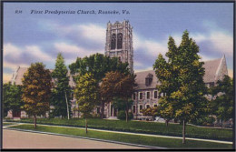 A45 546 PC First Presbyterian Church Roanoke Unused - Andere & Zonder Classificatie