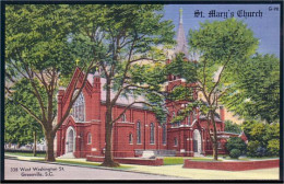 A45 528 PC St. Mary's Church Greenville Unused - Greenville