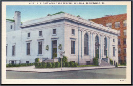 A45 494 PC USA Post Office And Federal Building Gainesville Unused - Other & Unclassified