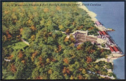 A45 472 PC Waterside Theatre Fort Raleigh Roanoke Island Unused - Andere & Zonder Classificatie