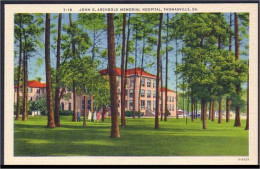 A45 474 PC John D. Archbold Memorial Hospital Hopital Thomasville Unused - Autres & Non Classés