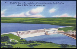 A45 323 PC Clark Hill Dam On Savannah River Unused - Autres & Non Classés