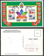 Canada, Confederation Anniversary, Cancelled Stamps - Ohne Zuordnung