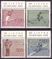 Yugoslavia 1976 - Olimpic Games, Montreal - Mi 1656-1659 - MNH**VF - Neufs