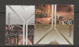 2001 MNH Australia Michel 2047-48 Postfris** - Neufs