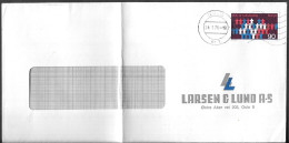 Norway Oslo Cover Mailed To Austria 1970. Census Of Population Stamp - Cartas & Documentos