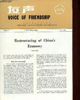 Voice Of Friendship N°5 June 1984 - Restructuring Of China's Economy Yang Naizi - Some Statistics On National Economy An - Lingueística