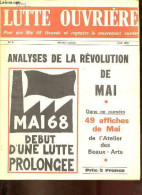 Lutte Ouvrière N°5 Août 1968 - La Grève Générale (texte De Léon Trotsky) - Un Immense Remous Social Qui Peut Ouvrir Des - Autre Magazines