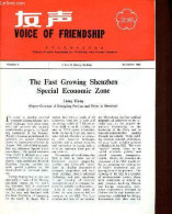 Voice Of Friendship N°8 December 1984 - The Fast Growing Shenzhen Special Economic Zone, Liang Xiang - On The Album Liao - Linguistica