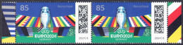 !a! GERMANY 2024 Mi. 3835 MNH Horiz.PAIR W/ Right & Left Margins(b) -UEFA European Football Championship 2024 In Germany - Ongebruikt