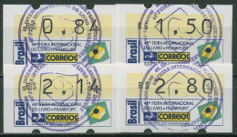 Brasilien 1994 Automatenmarken Satz 0,84/1,50/2,14/2,80 ATM 6 S1 Gestempelt - Viñetas De Franqueo (Frama)