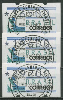 Brasilien 1993 Automatenmarken Satz 16500/19600/29200 ATM 5 S3 Gestempelt - Viñetas De Franqueo (Frama)