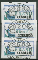 Brasilien 1993 Automatenmarken Satz 55900/66200/98900 ATM 5 S7 Gestempelt - Viñetas De Franqueo (Frama)