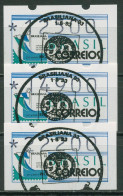 Brasilien 1993 Automatenmarken Satz 12500/14900/22200 ATM 5 S2 Gestempelt - Vignettes D'affranchissement (Frama)