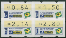 Brasilien 1994 Automatenmarken Satz 0,84/1,50/2,14/2,80 ATM 6 S1 Postfrisch - Viñetas De Franqueo (Frama)