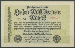 Dt. Reich 10 Millionen Mark 1923, DEU-118e FZ CD, Fast Kassenffrisch (K1208) - 10 Miljoen Mark