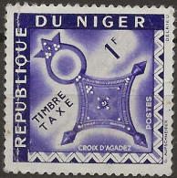 Niger, Timbre Taxe N°23* Avec Pub Au Verso (ref.2) - Niger (1960-...)