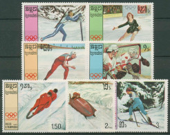 Kambodscha 1987 Olympische Winterspiele'88 Calgary 830/36 Postfrisch - Cambodge