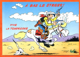 CP BD LUCKY LUKE 3 Carte Vierge TBE - Comics